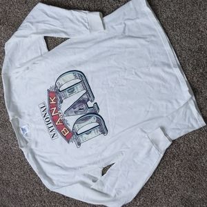 Vintage 90s/00s 100% Cotton Dad Graphic Novelty Long sleeve, Size XL